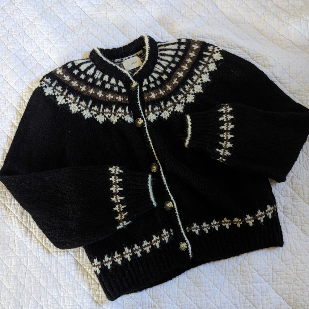 Sold! Doen Clarke Cardigan - Picture 1 of 5